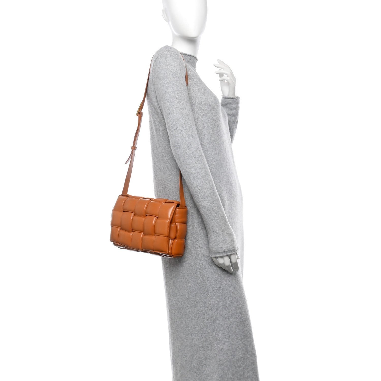 Bottega Veneta Nappa Maxi Intreccio Padded Cassette Crossbody Bag Clay 2 of 11