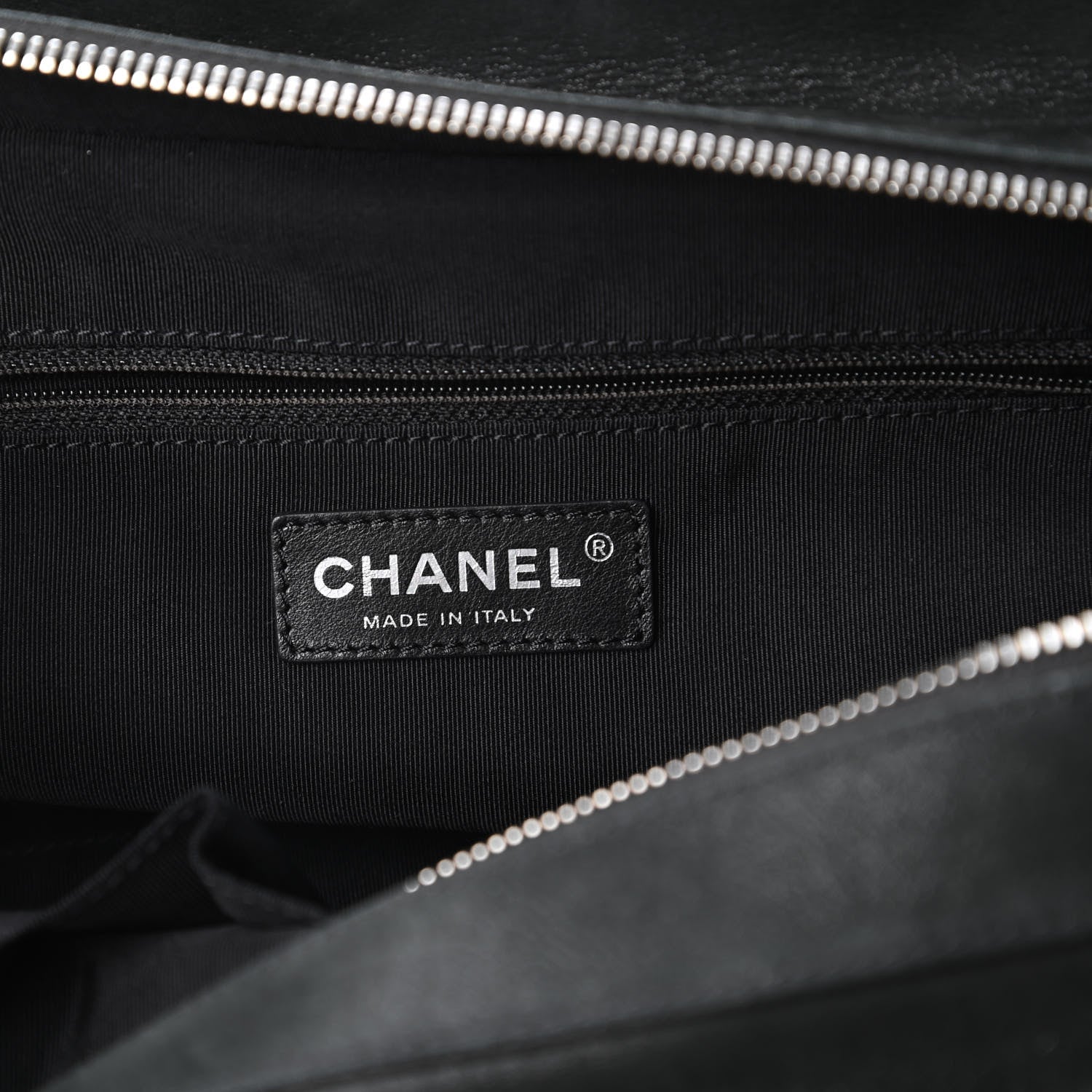 Chanel Iridescent Calfskin Chic Quilt Bowling Bag Black 8 of 10