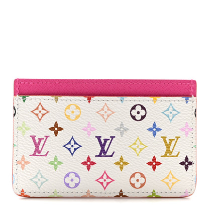Louis Vuitton LV X TM Monogram Multicolor Card Holder Kawaii Pink 1 of 7