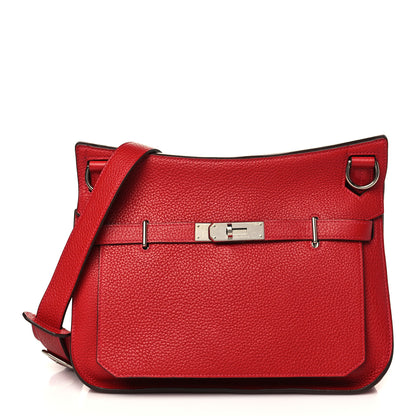 Hermes Taurillon Clemence Jypsiere 28 Rouge Casaque 1 of 8