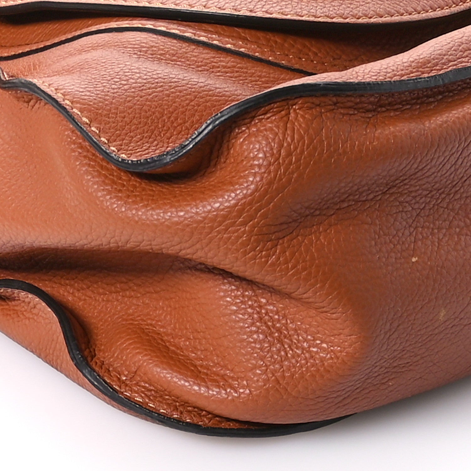 Chloe Calfskin Large Marcie Satchel Tan 9 of 13