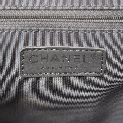 Chanel Washed Lambskin Quilted Medium Chain Around Messenger Black 6 of 7