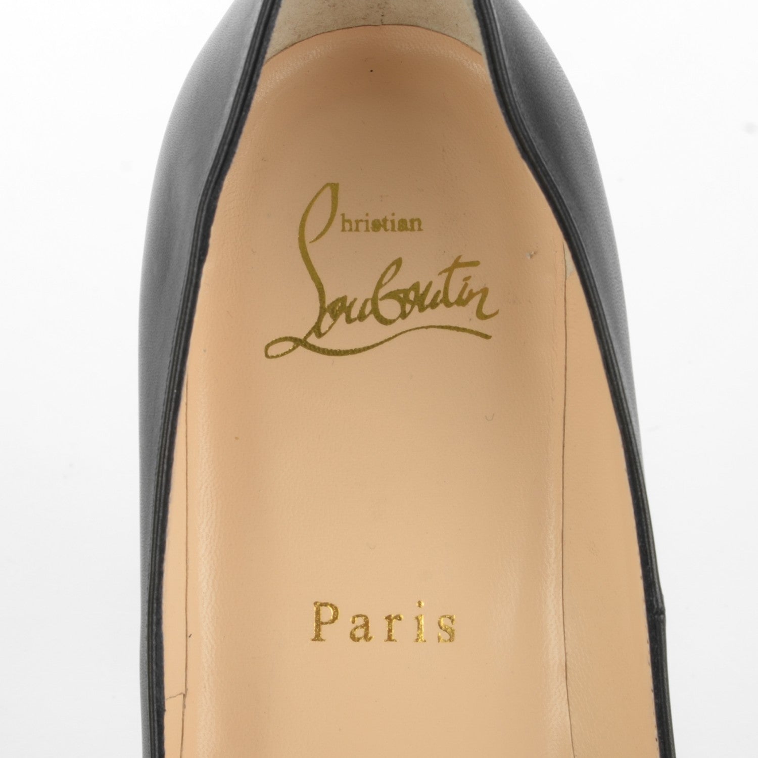 Christian Louboutin Calfskin Bruges 120 Pumps 37.5 Black 7 of 7