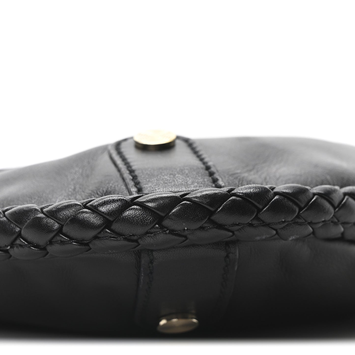 Calfskin Small Britt Tassel Shoulder Bag Black