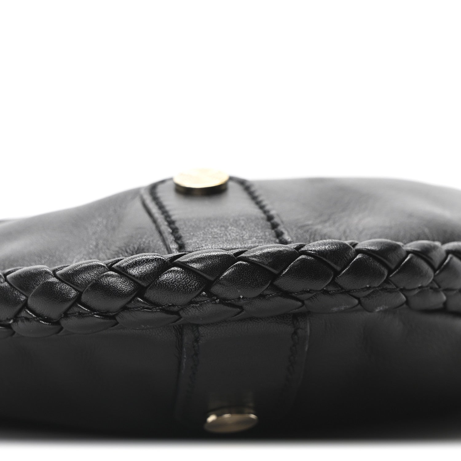 Gucci Calfskin Small Britt Tassel Shoulder Bag Black 9 of 10