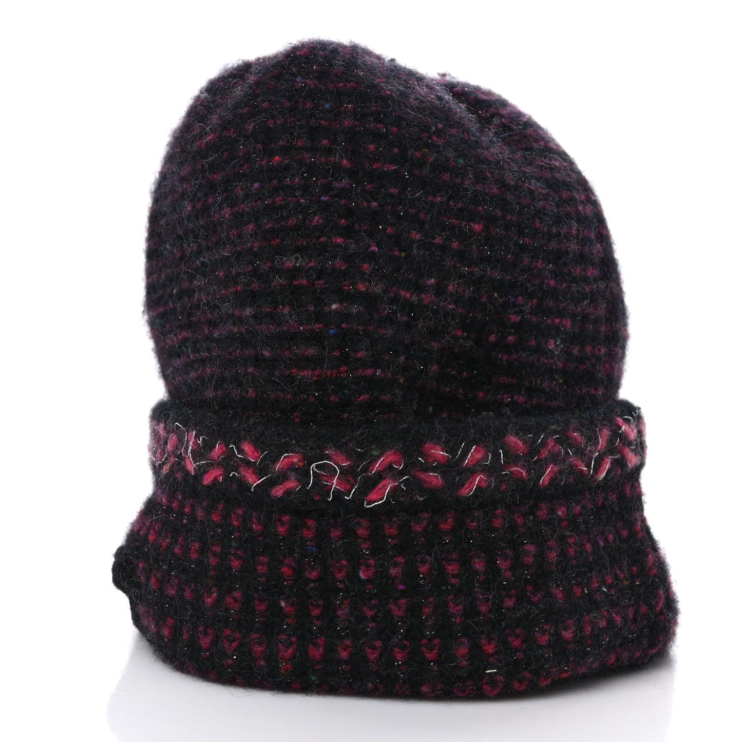 Cashmere CC Beanie Hat Pink Multicolor