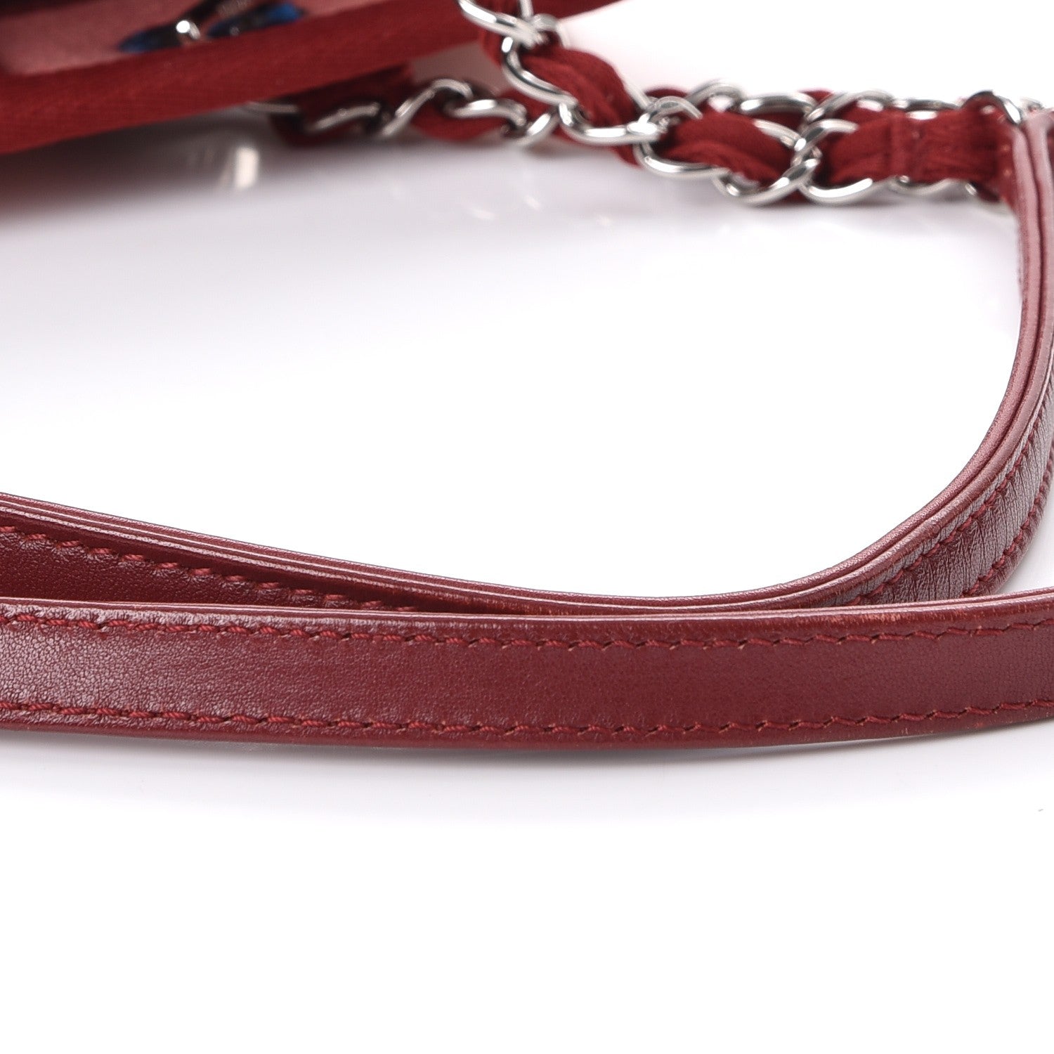 Chanel Canvas Mini Deauville Tote Red 10 of 10