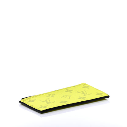 Louis Vuitton Monogram Taiga Coin Card Holder Yellow 4 of 7