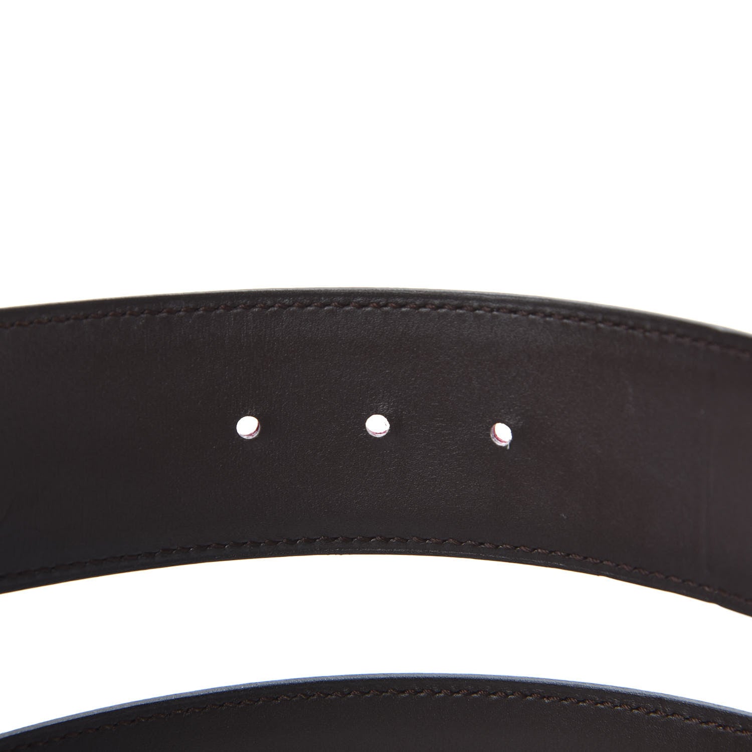Hermes Chamonix Evercolor 42mm Constance 2 Belt 80 Rubis Chocolate 4 of 5