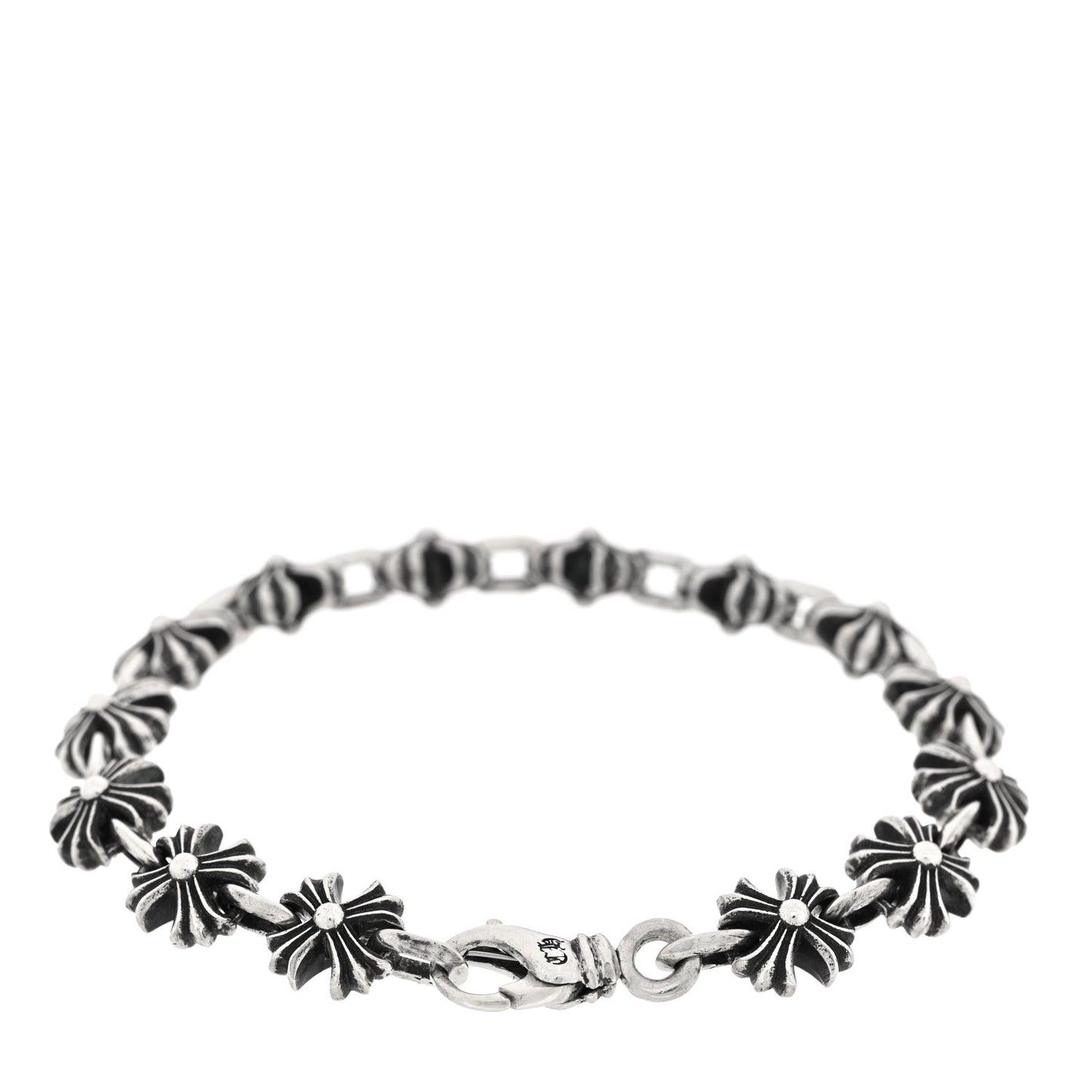 Sterling Silver Maltese Cross Bracelet