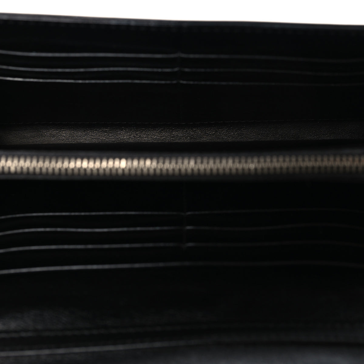 Patent Cannage Lady Dior Rendezvous Wallet On Chain Black