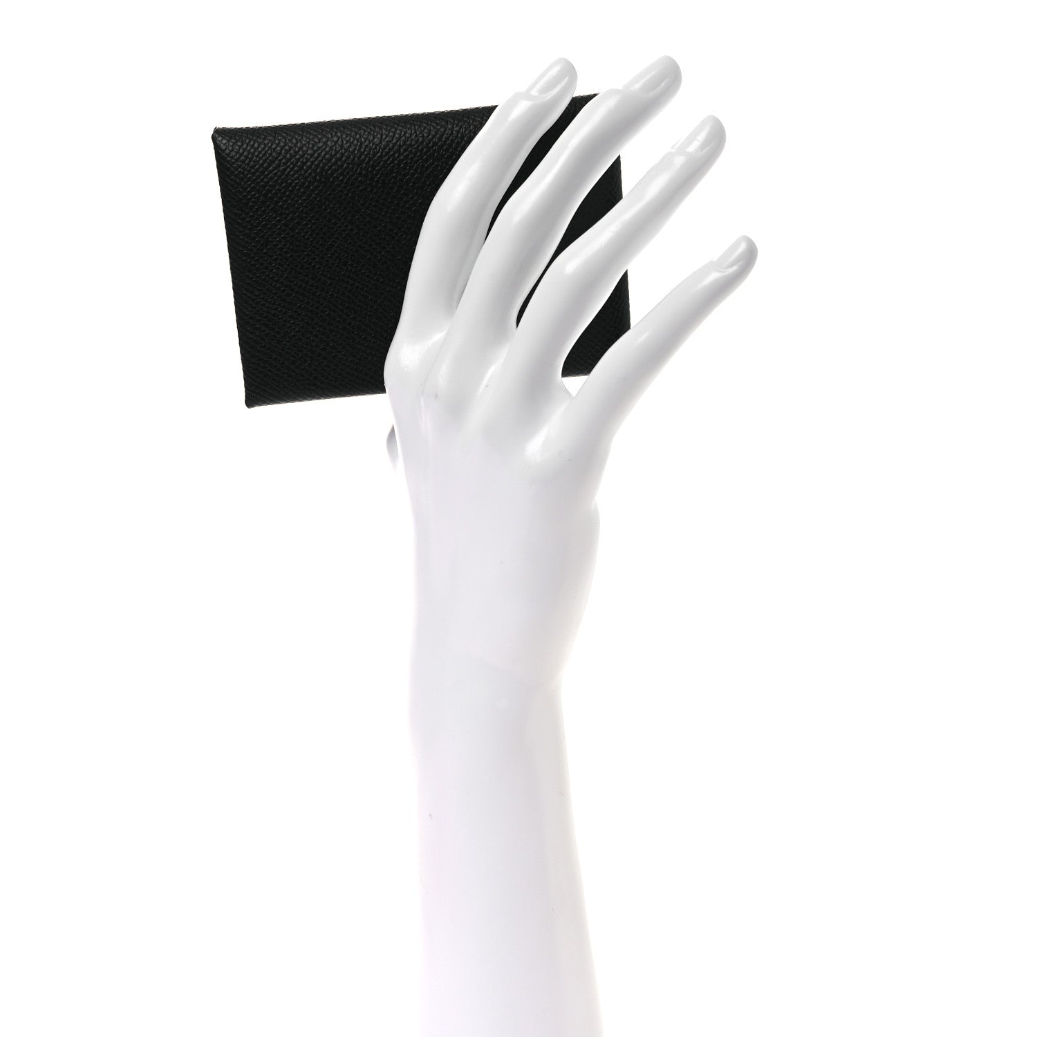 Hermes Epsom Calvi Duo Card Case Black 2 of 8