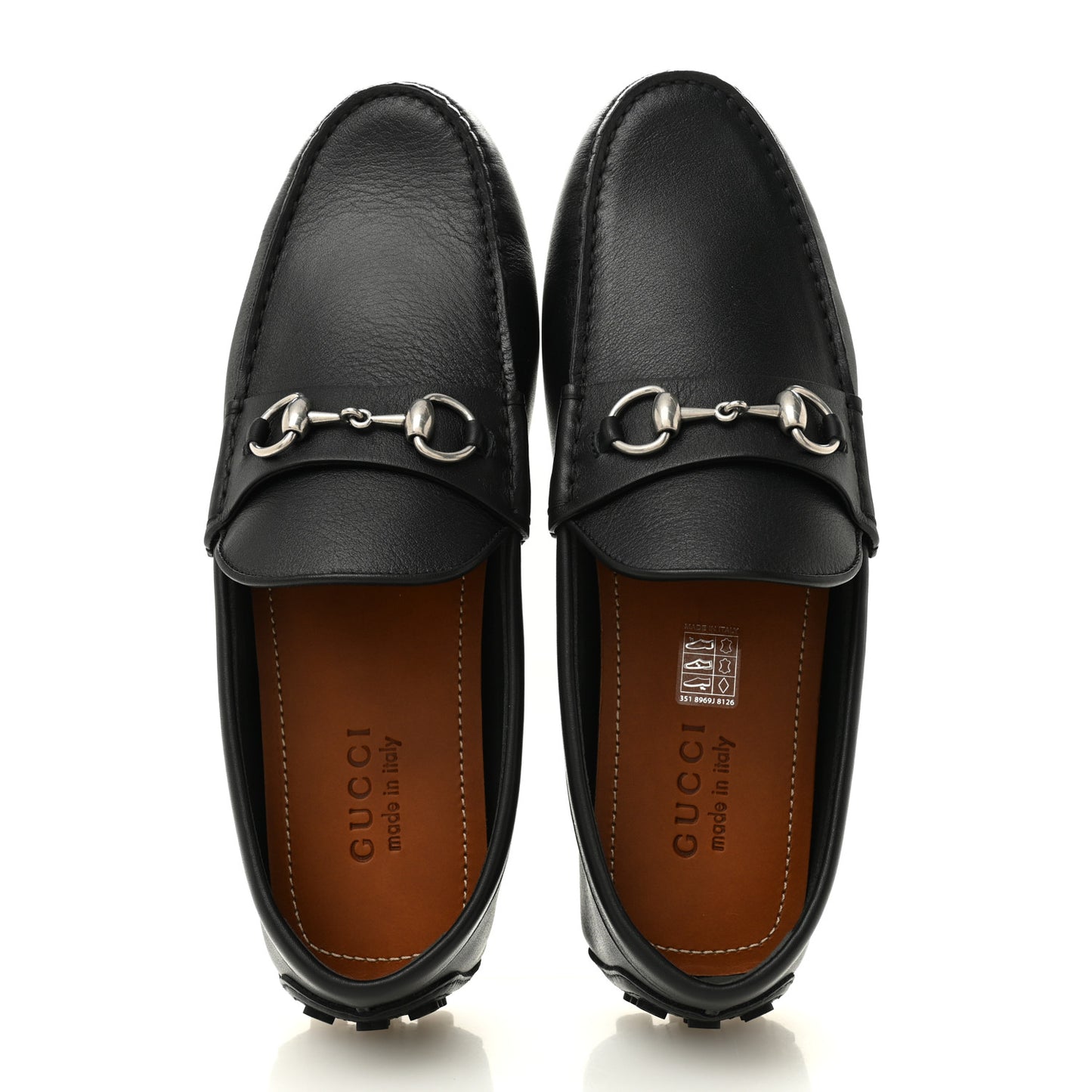 Soft Clove Calfskin Mens Horsebit Driver Loafers 9 Black
