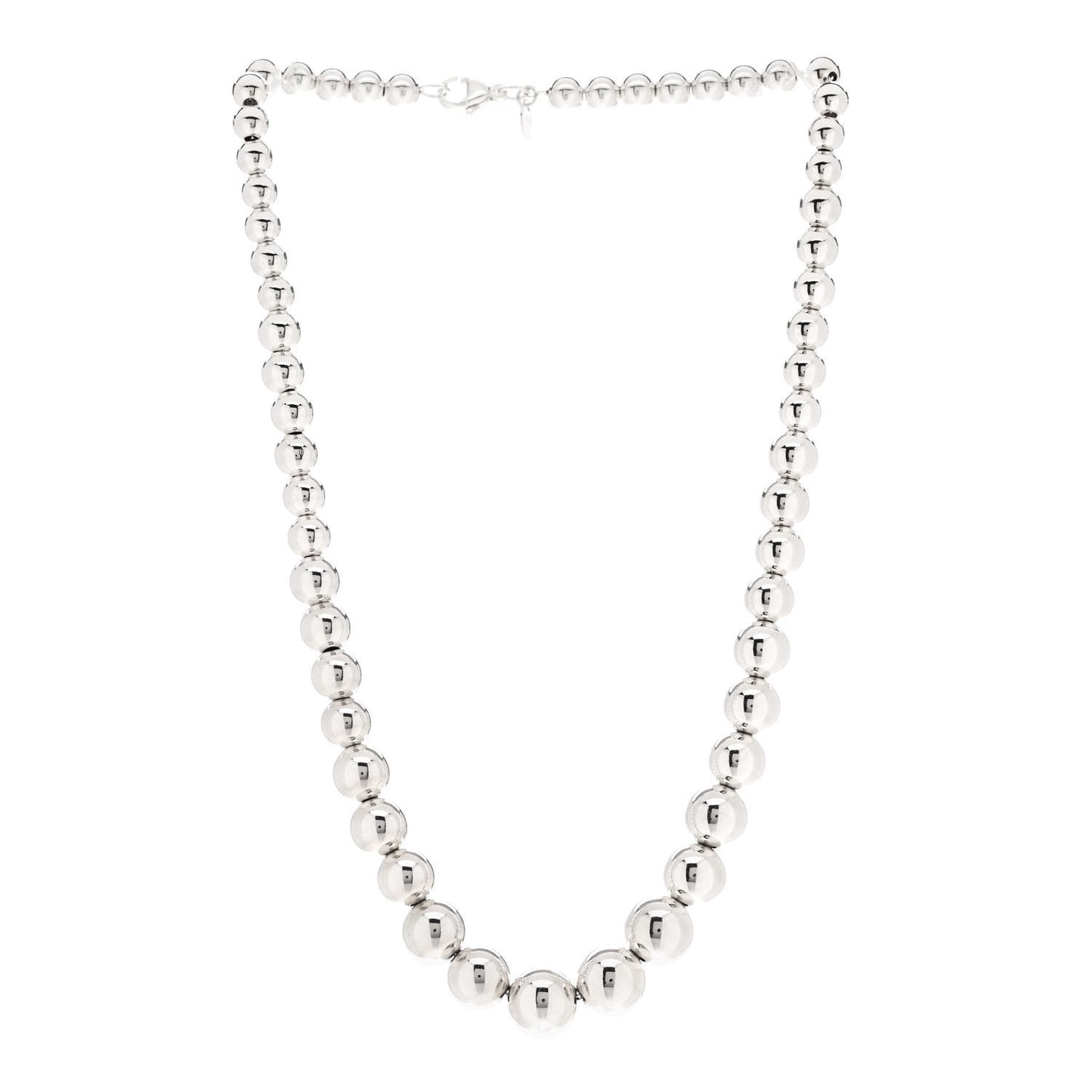 Sterling Silver HardWear Graduated Ball Necklace