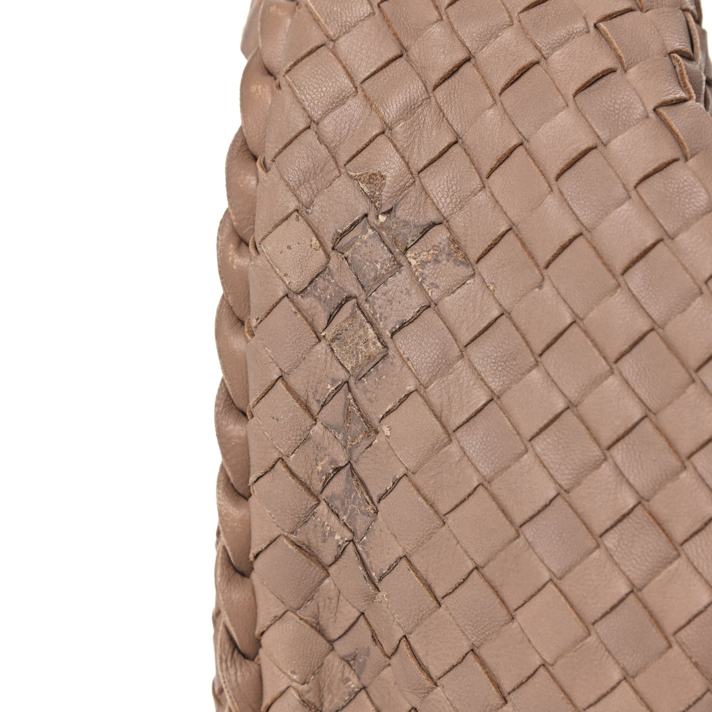 Nappa Intrecciato Large Veneta Hobo Camel