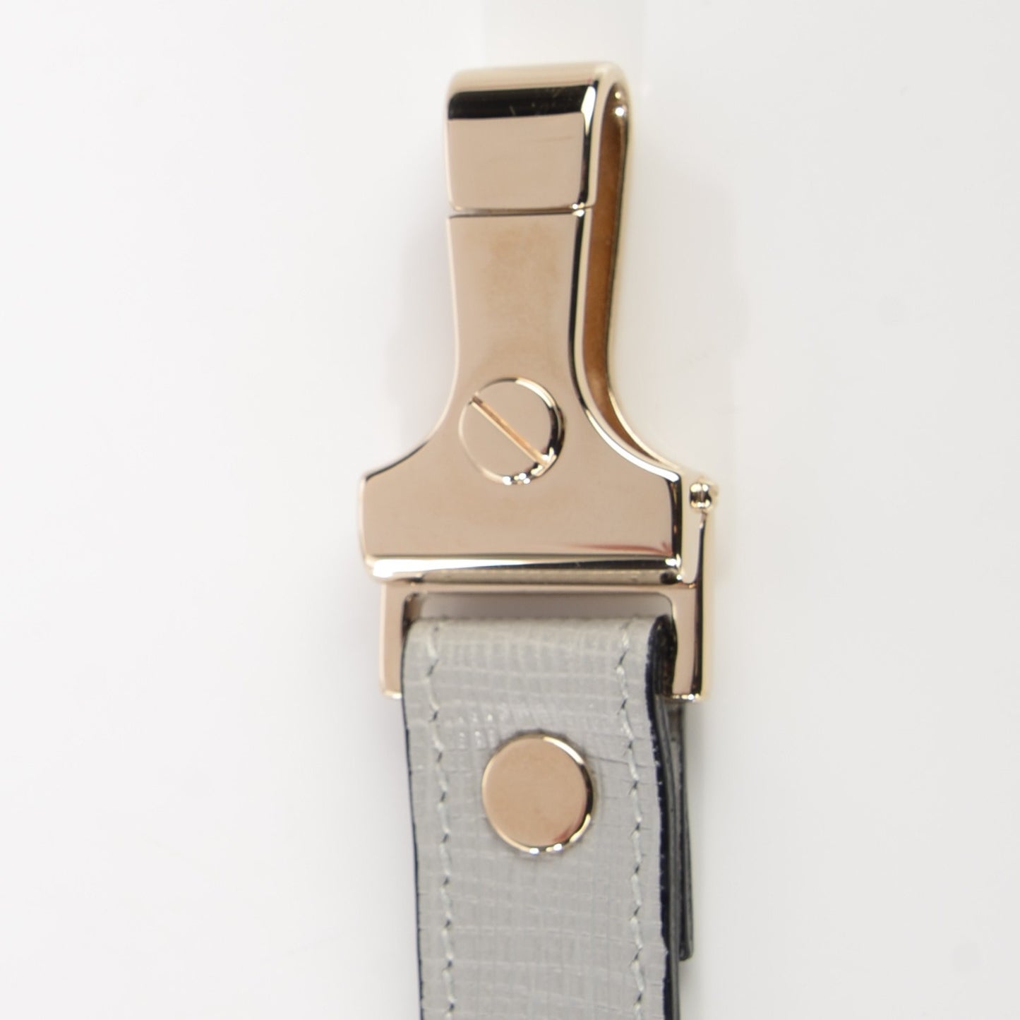 Saffiano PS11 Tiny Shoulder Bag Icy Pearl
