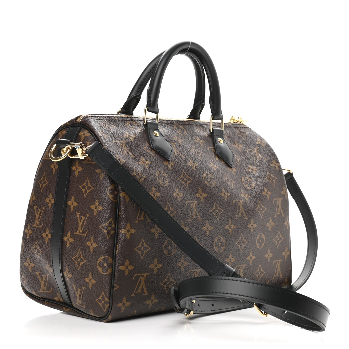 Monogram My World Tour Speedy Bandouliere 30 Black