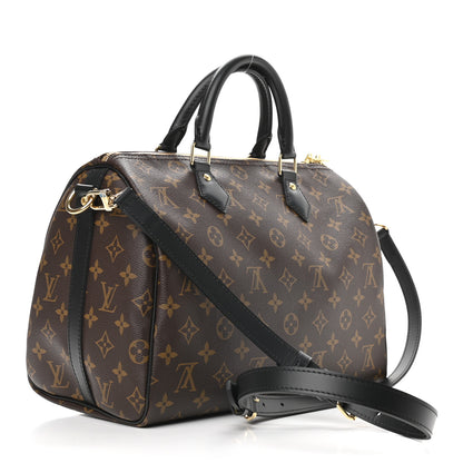 Louis Vuitton Monogram My World Tour Speedy Bandouliere 30 Black 3 of 9