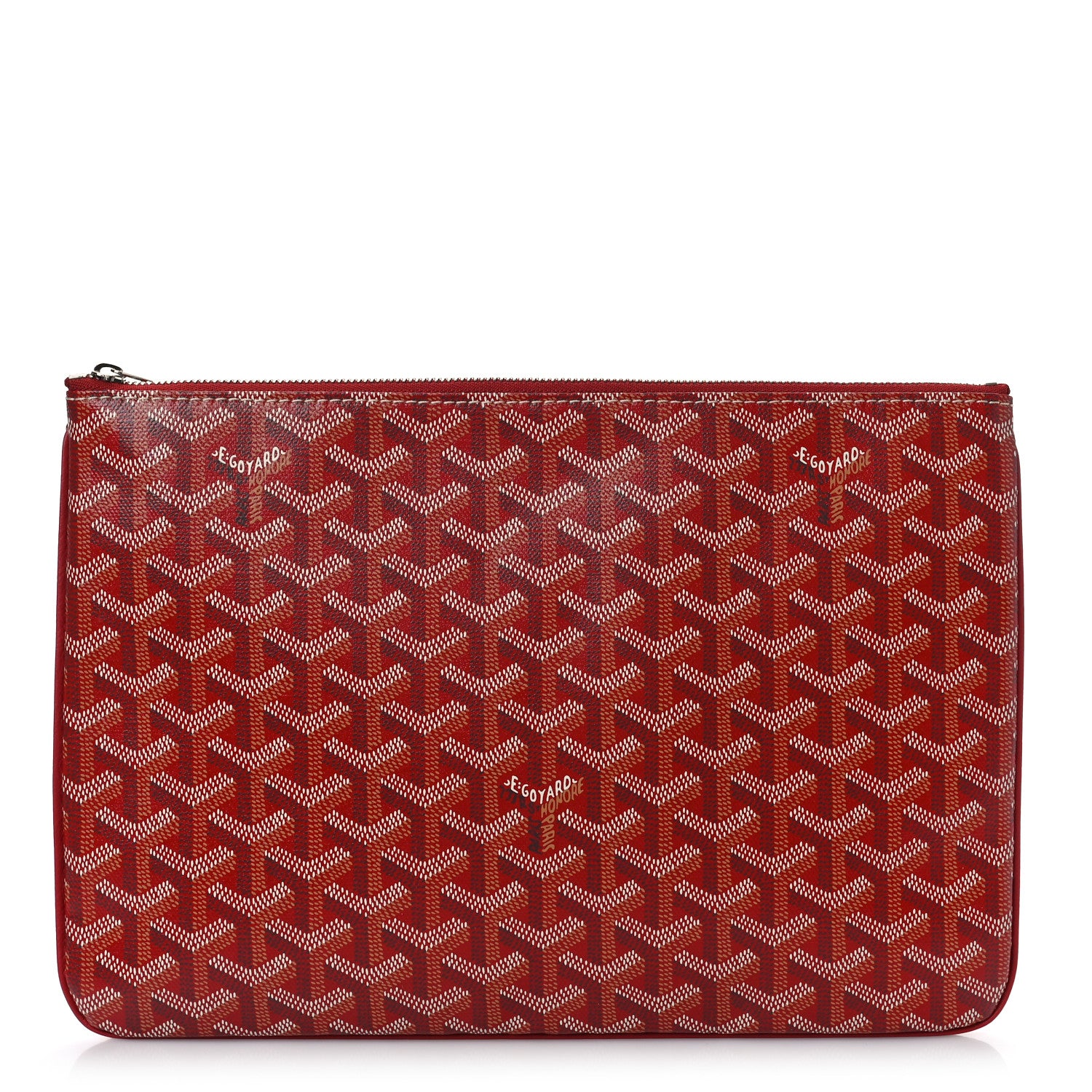 Goyard Goyardine Senat Pochette MM Red 1 of 9