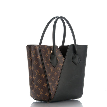 Louis Vuitton Calfskin Monogram Kimono Tote PM Black 3 of 6