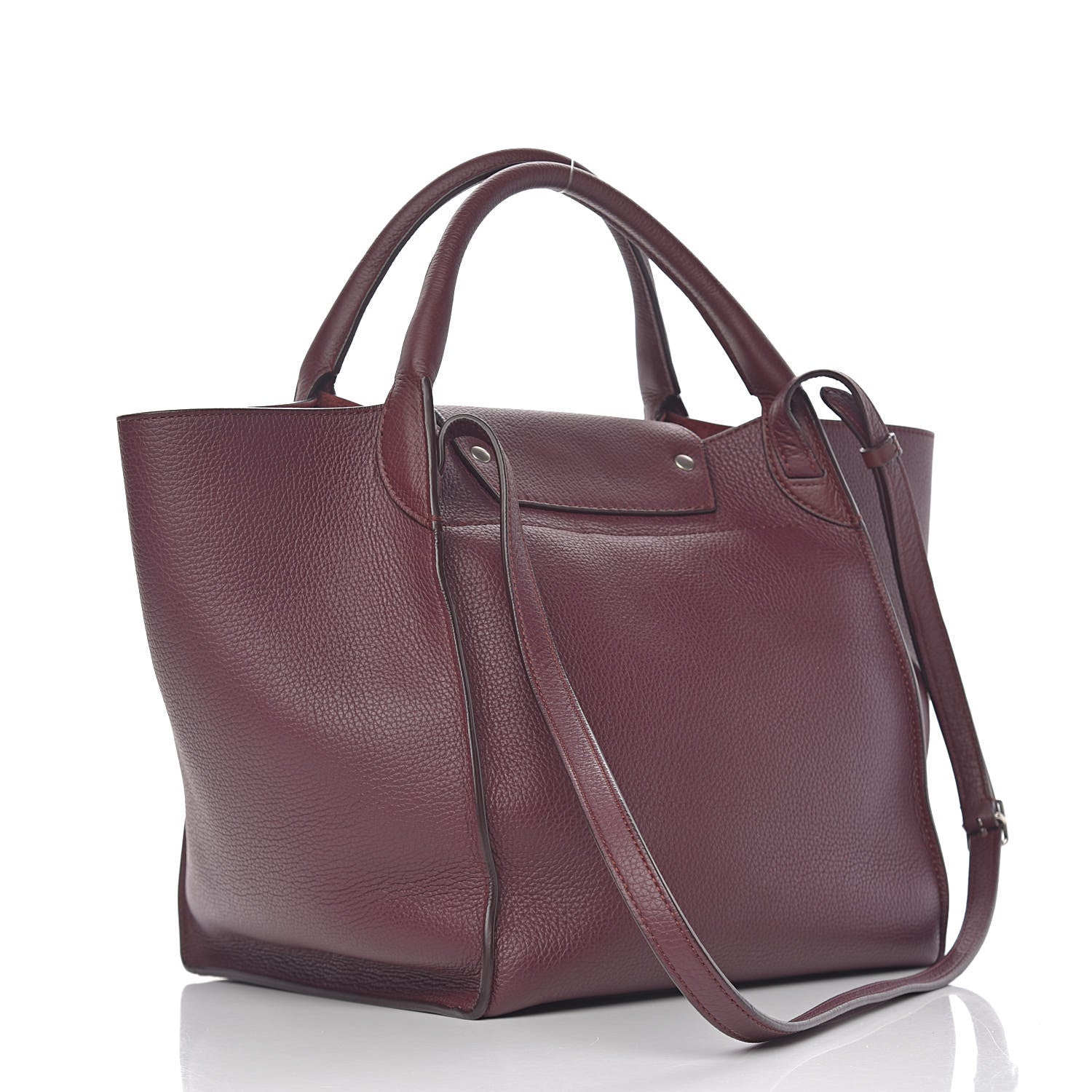 Celine Supple Grained Calfskin Small Big Bag Wine 3 of 10