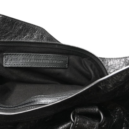 Balenciaga Agneau Arena Matte Hardware Large Le City Black 7 of 10