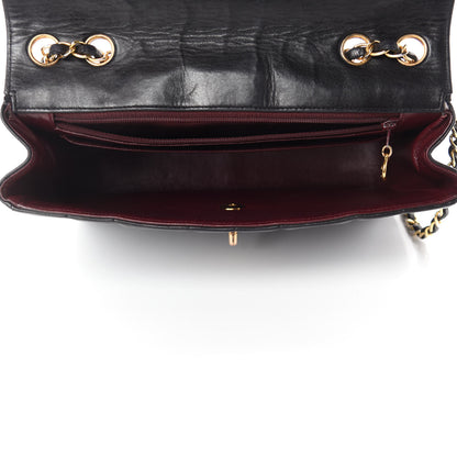 Chanel Lambskin Vertical Quilted Medium Single Flap Black 6 of 15