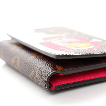 Louis Vuitton Monogram 2019 Christmas Animation Victorine Wallet Fuchsia 8 of 8