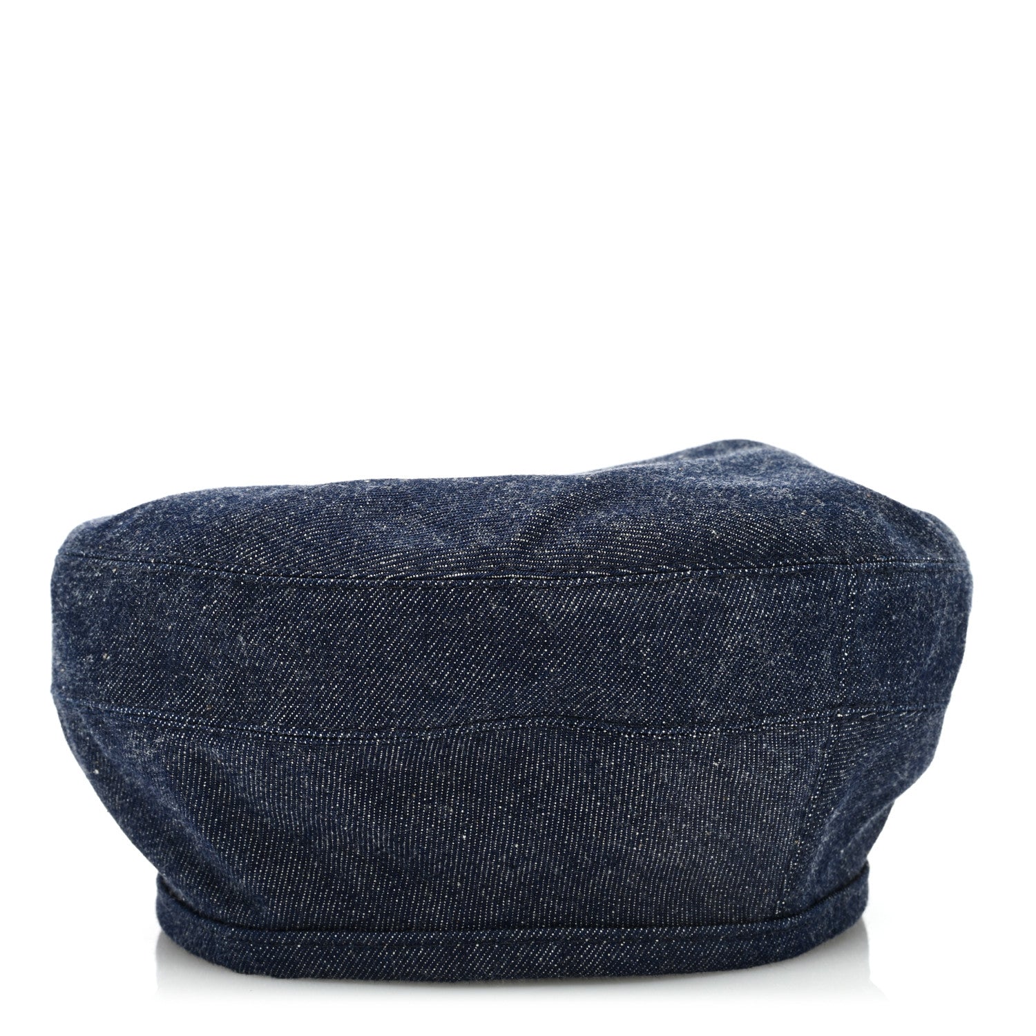 Hermes Denim Femme Saint Honore Beret 56 Indigo 1 of 8