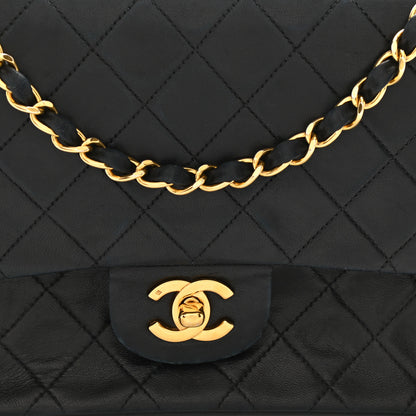 Chanel Lambskin Quilted Small Double Flap Black 6 of 10