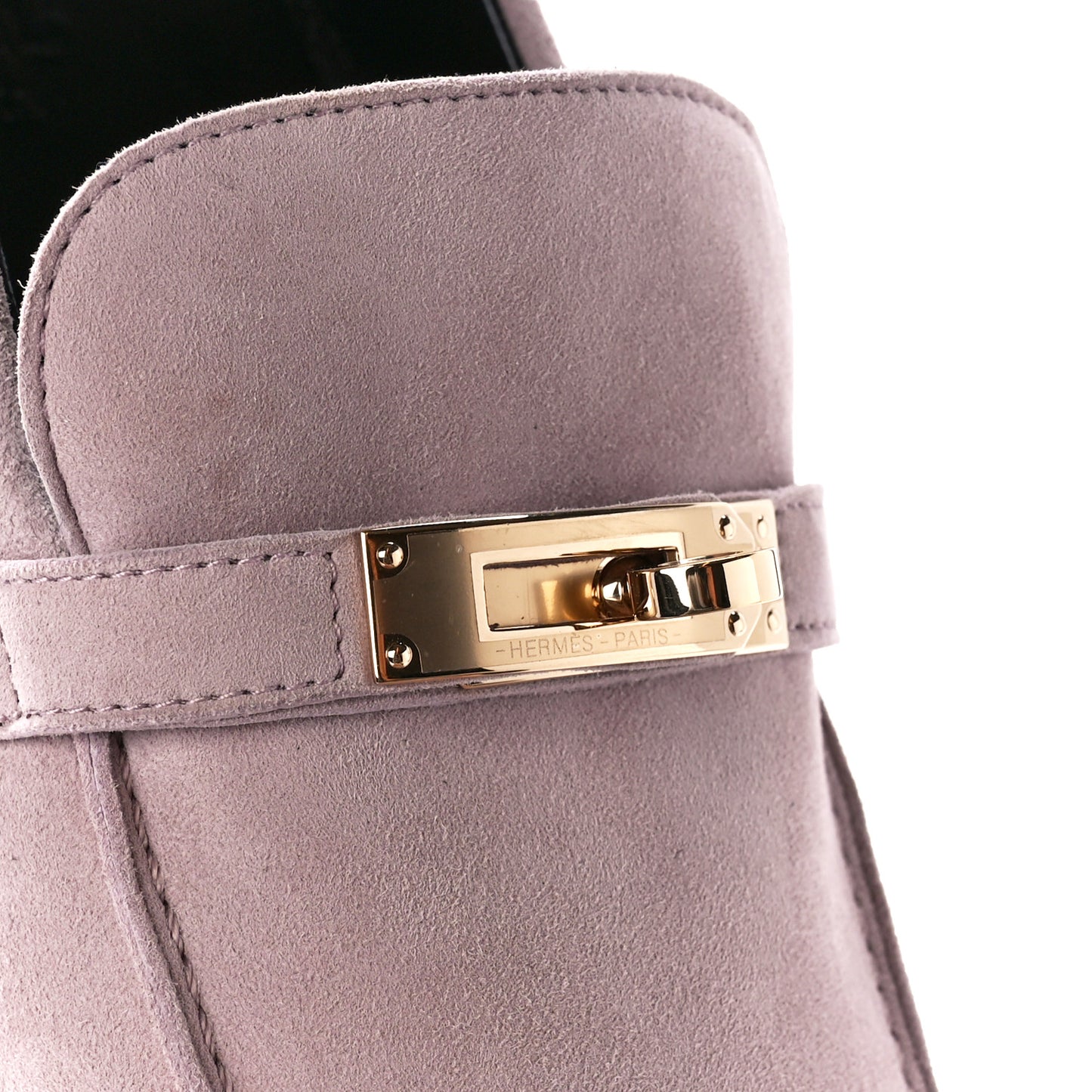 Suede Goatskin Womens Destin Loafer 41 Rose Opaline