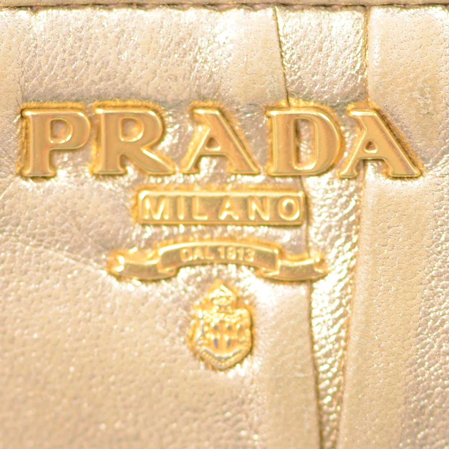 Prada Nappa Gaufre Wallet Platino 5 of 9