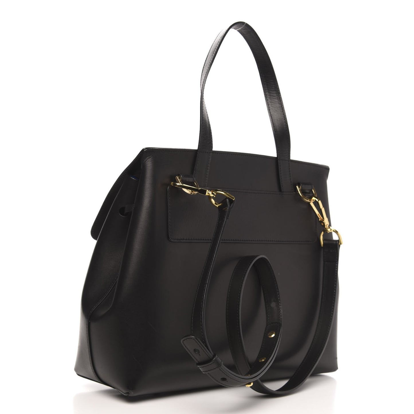 Calfskin Lady Bag Black Royal