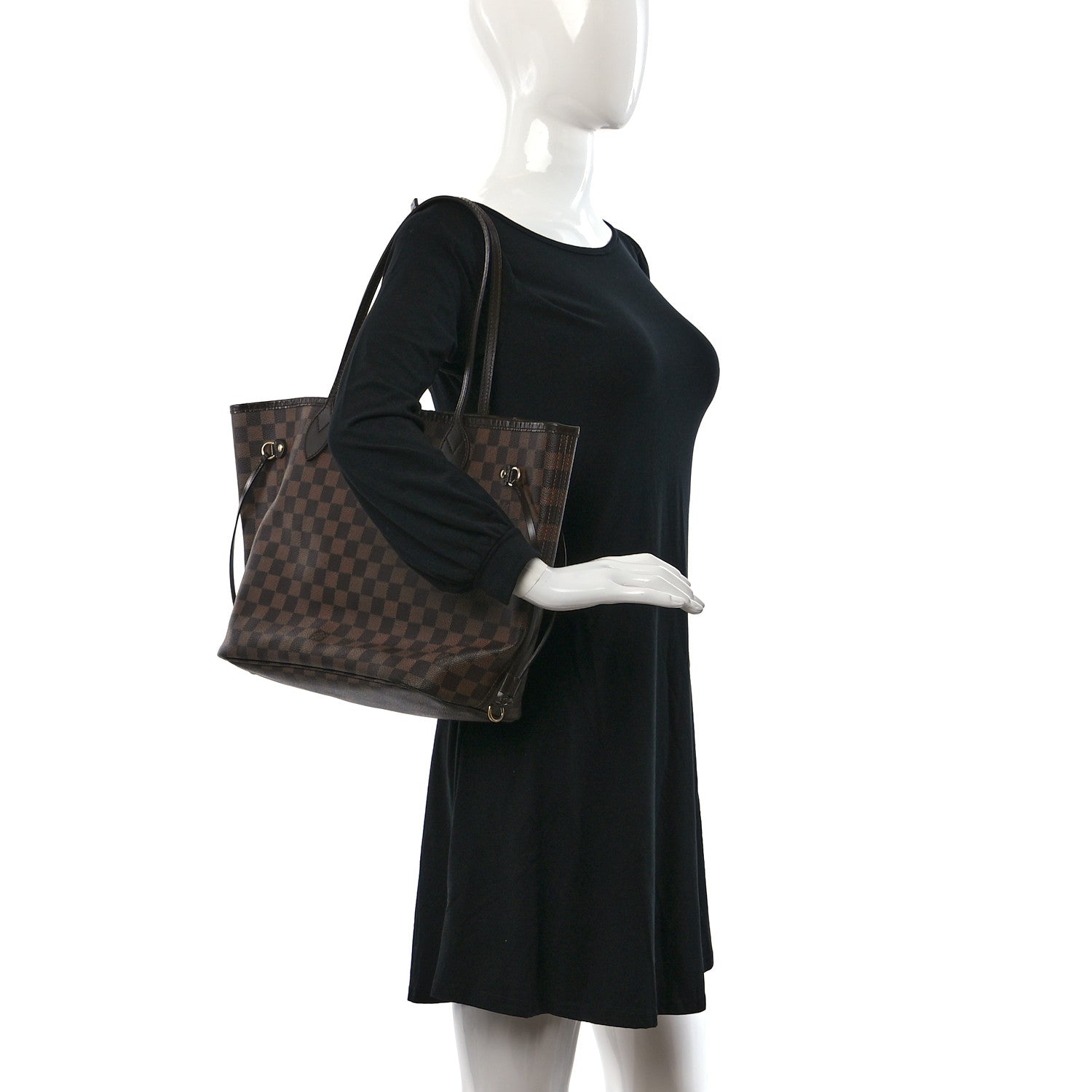 Louis Vuitton Damier Ebene Neverfull MM 2 of 11