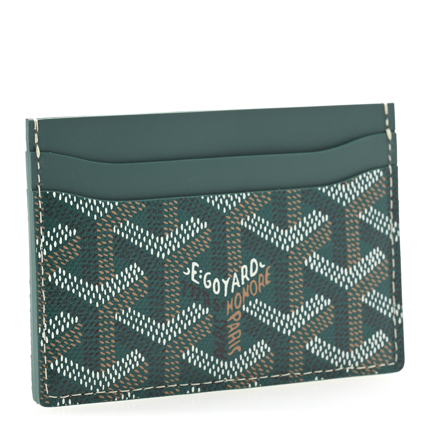 Goyard Goyardine Saint Sulpice Card Holder Green 3 of 8