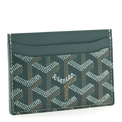 Goyard Goyardine Saint Sulpice Card Holder Green 3 of 8