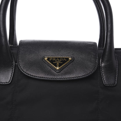 Prada Saffiano Tessuto Nylon Tote Black 10 of 10
