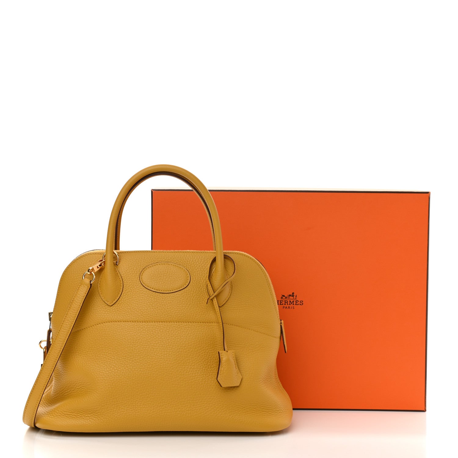 Hermes Taurillon Clemence Bolide 31 Jaune Ambre 10 of 10