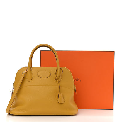 Hermes Taurillon Clemence Bolide 31 Jaune Ambre 10 of 10