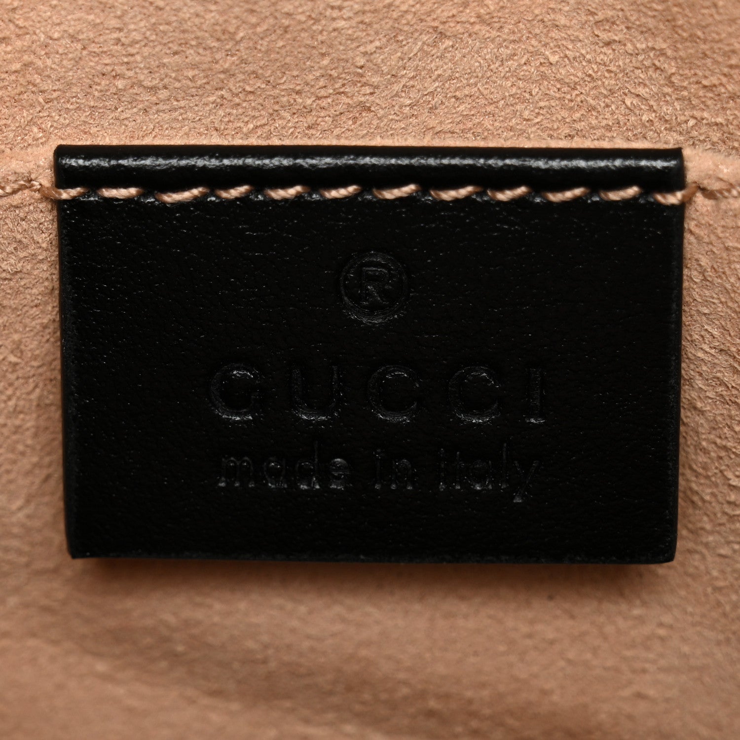 Gucci Calfskin Matelasse Mini GG Marmont Chain Shoulder Bag Black 6 of 10