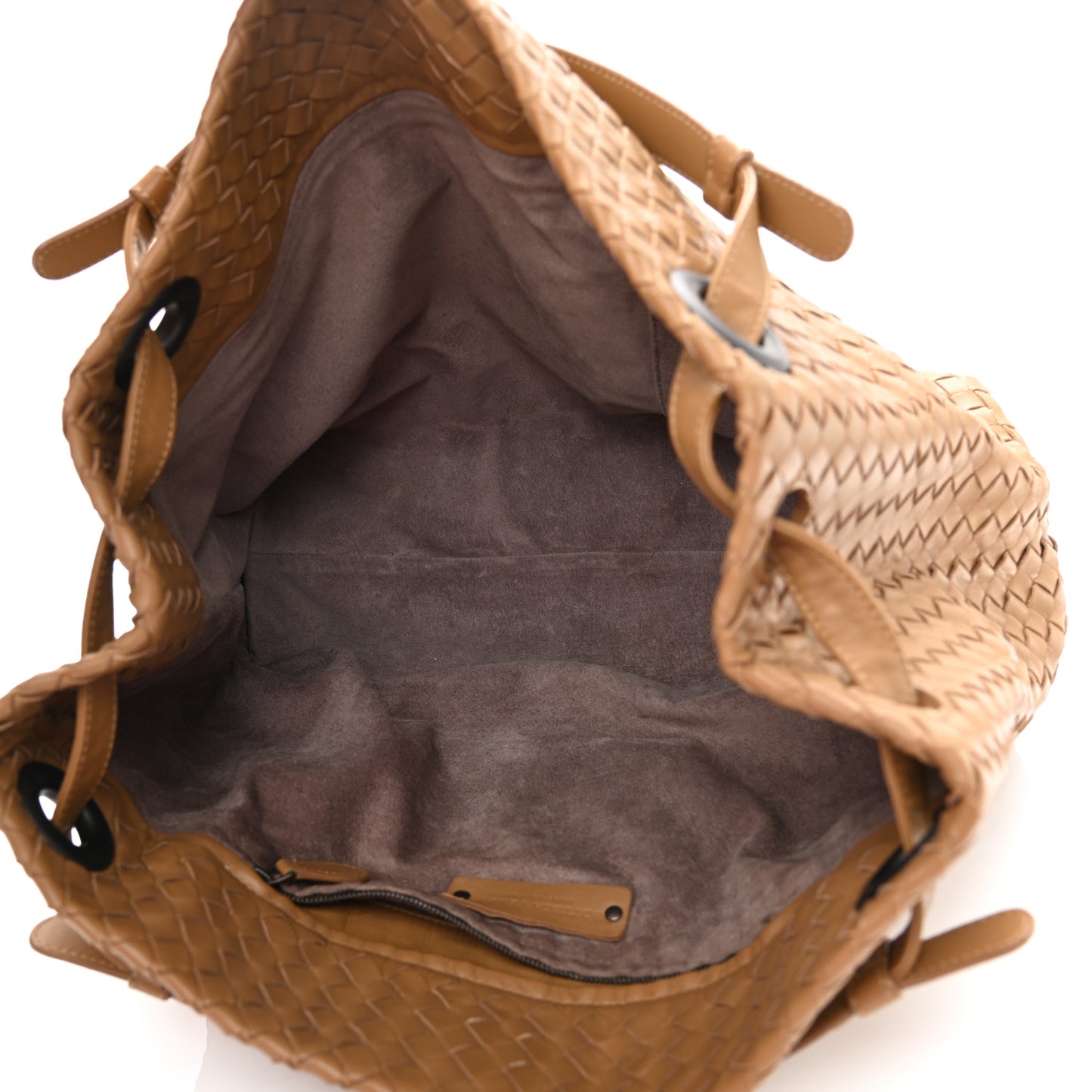Nappa Intrecciato Bella Tote Tan
