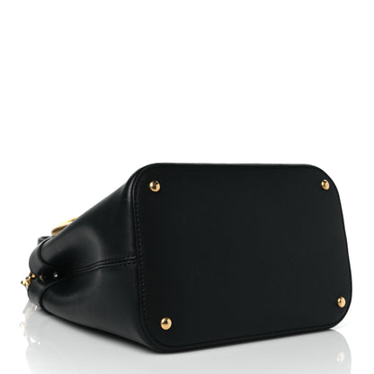 Valentino Garavani Smooth Calfskin Supervee Top Handle Bag Black 4 of 9