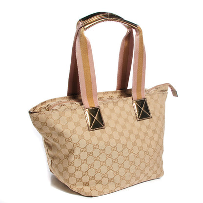 Gucci GG Monogram Medium Web Handle Bucket Tote 3 of 9