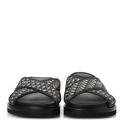 Christian Dior Oblique Mens Aqua Sandal 42 Blue 3 of 13