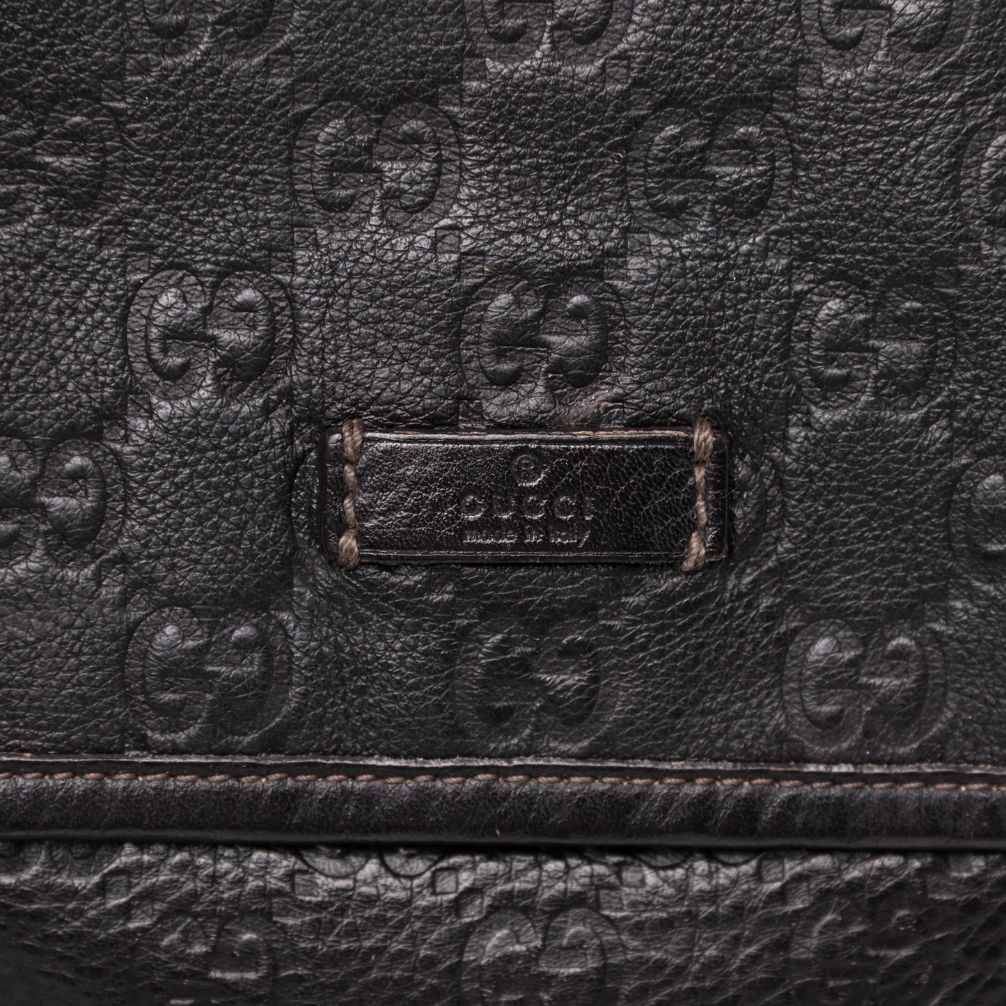 Guccissima Small Flap Messenger Bag Brown