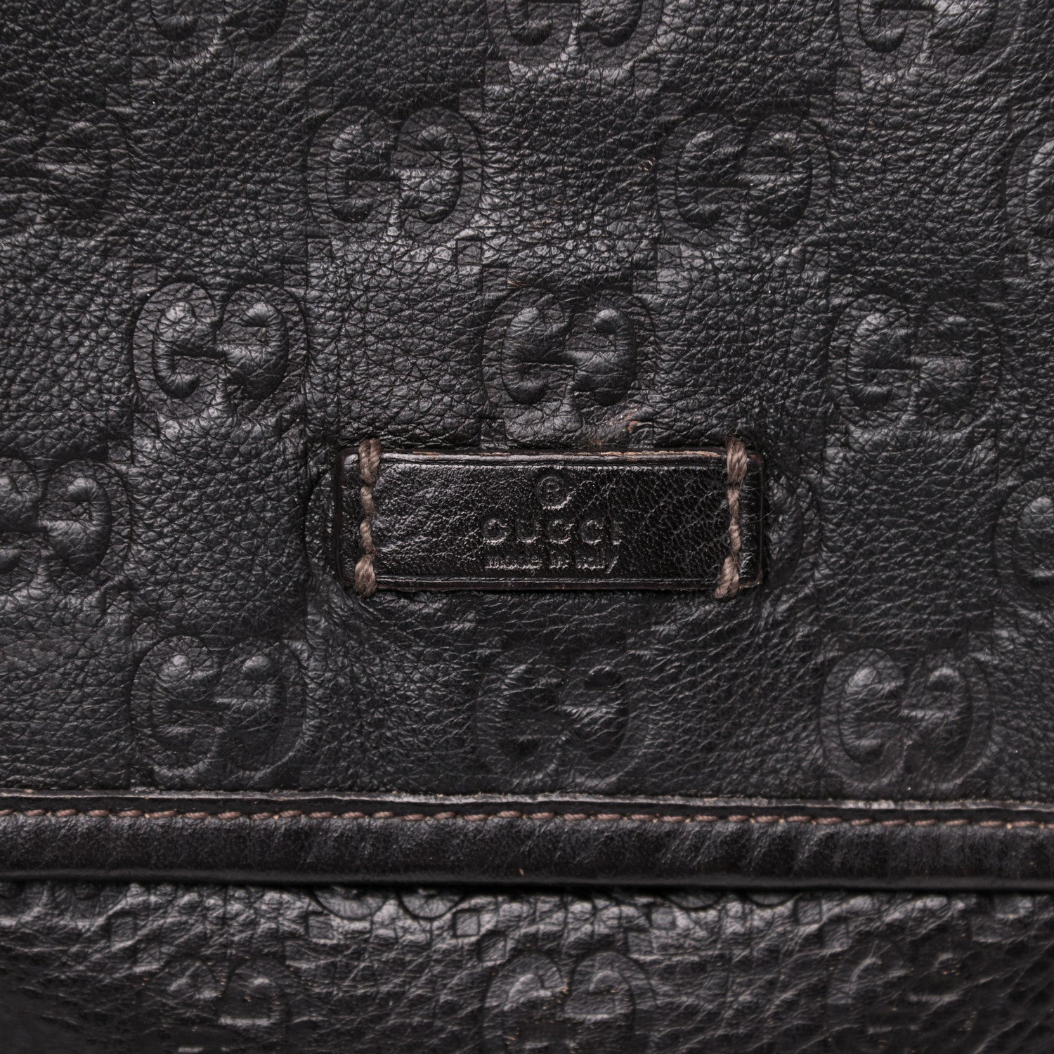 Gucci Guccissima Small Flap Messenger Bag Brown 16 of 21