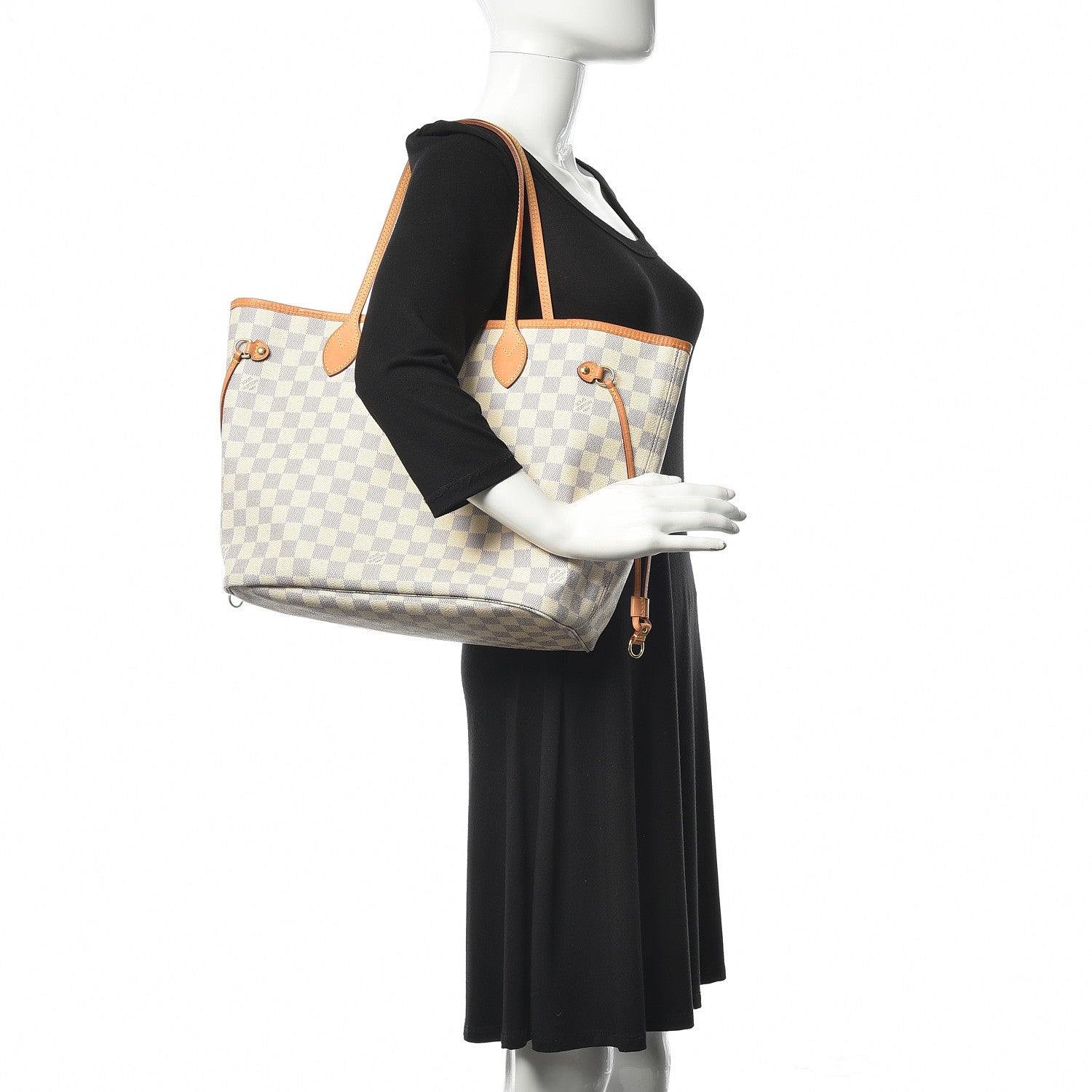 Louis Vuitton Damier Azur Neverfull MM 2 of 13