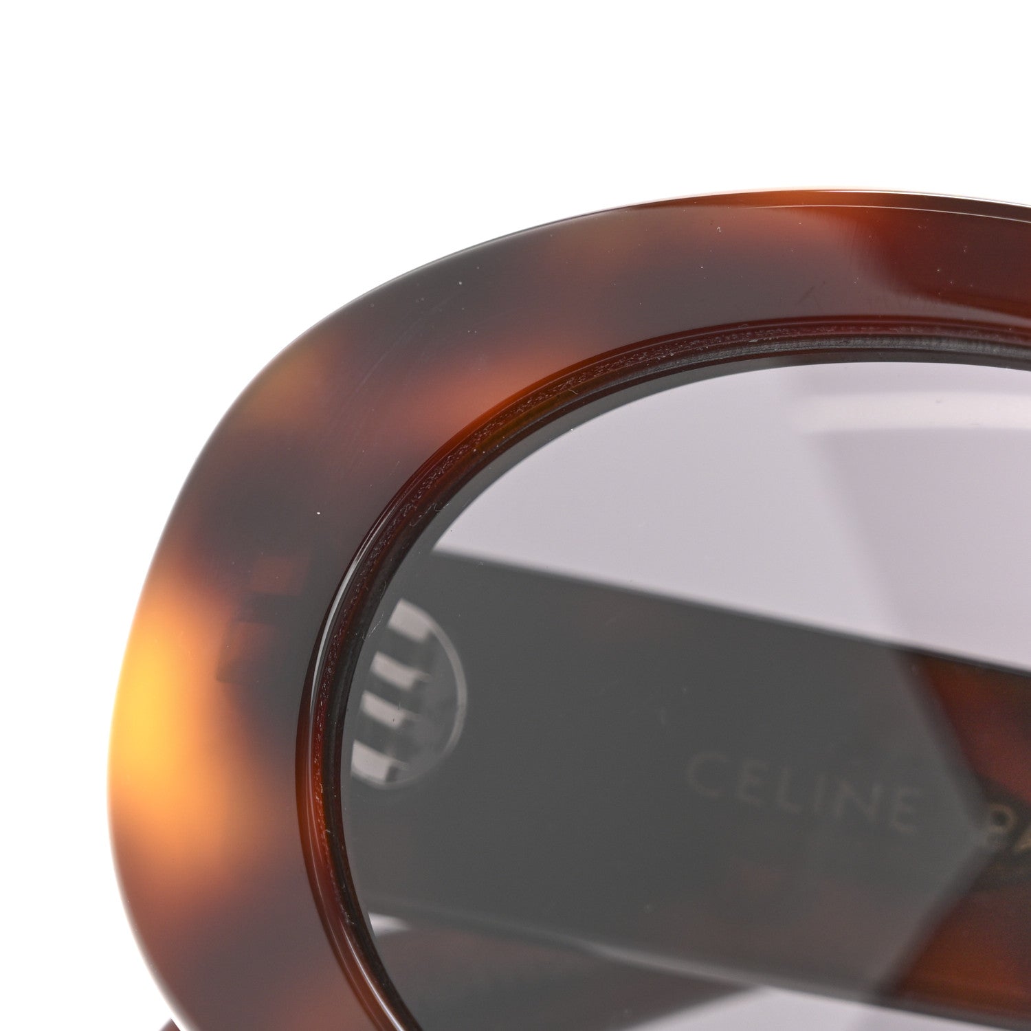 Celine Acetate Triomphe 01 Sunglasses CL 40194U Havana 7 of 8