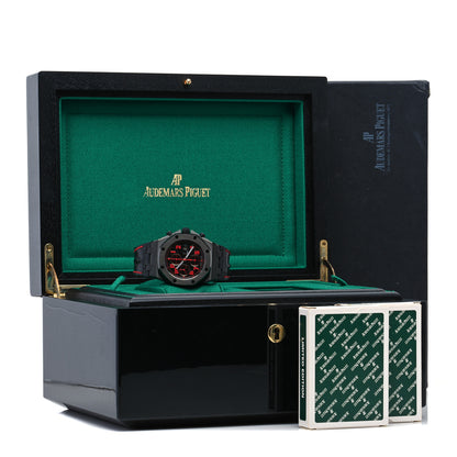 Audemars Piguet PVD Stainless Steel Calfskin 42mm Royal Oak Offshore Las Vegas Strip Automatic Watch Black 26186SN.OO.D101CR.01 6 of 6