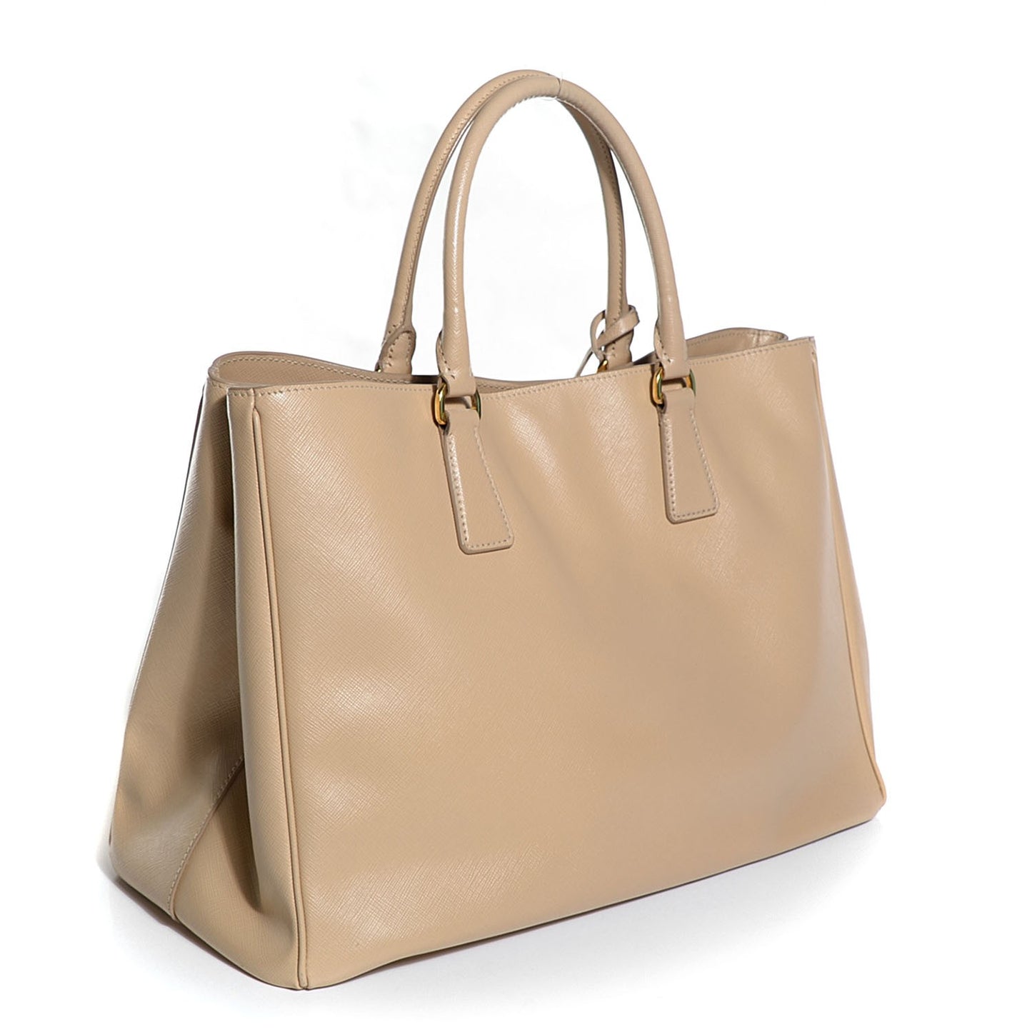 Saffiano Lux Large Tote Sabbia